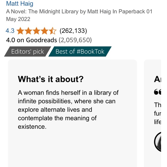 The Midnight Library by Matt Haig - Picture 5 of 7